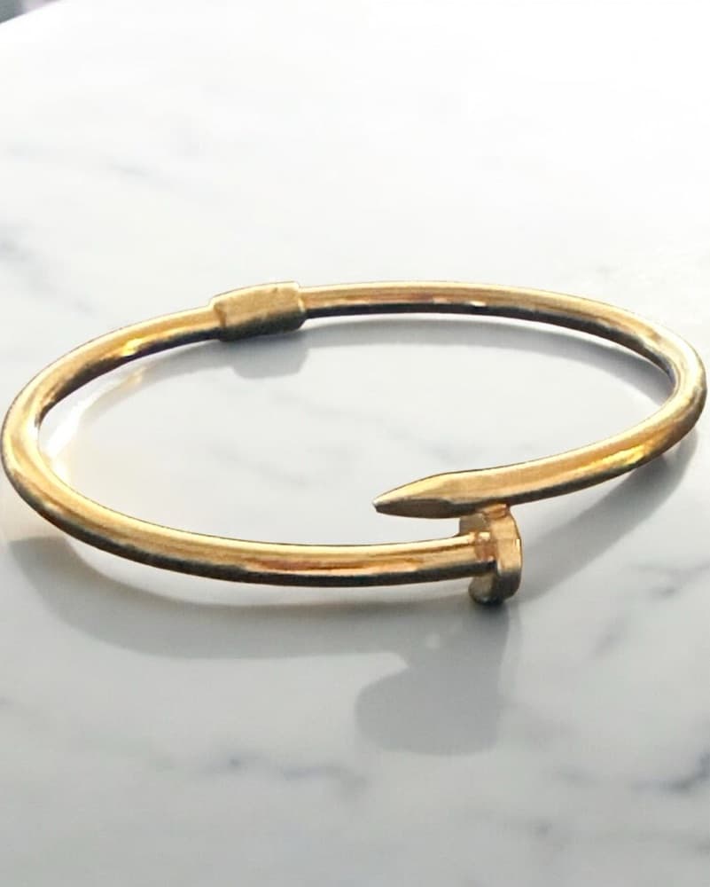 14K Nail Bracelet - Image 1