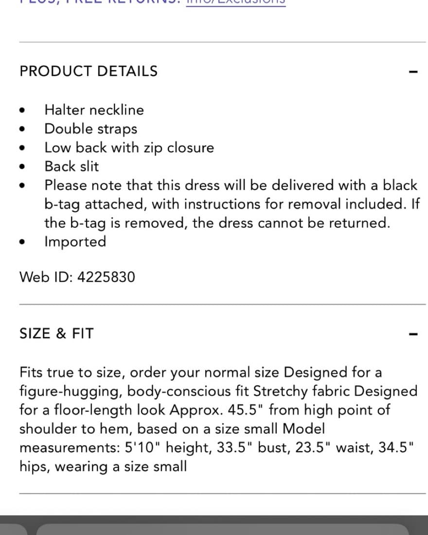 Nookie Trinity Halter Gown - Image 4
