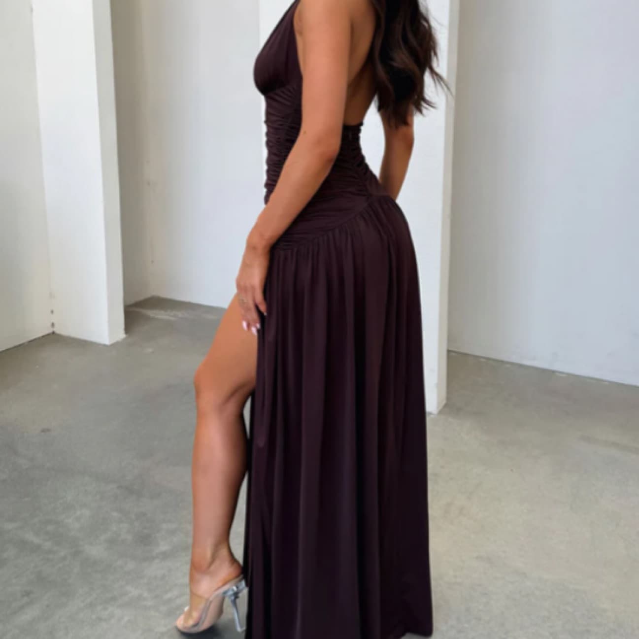 NWT - Brown Maxi Dress - Image 4