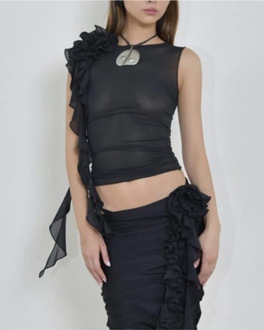 Fanci Club Sheer Top  - Image 2