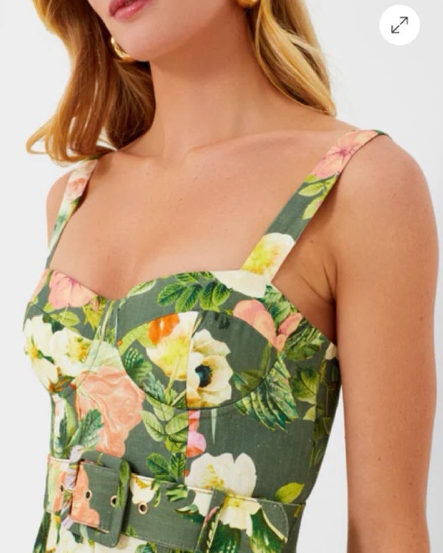 CARA CARA FLORAL MIDI DRESS - Image 5