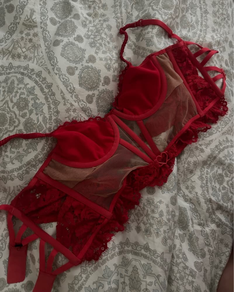 For Love And Lemons Red Bustier - Image 5