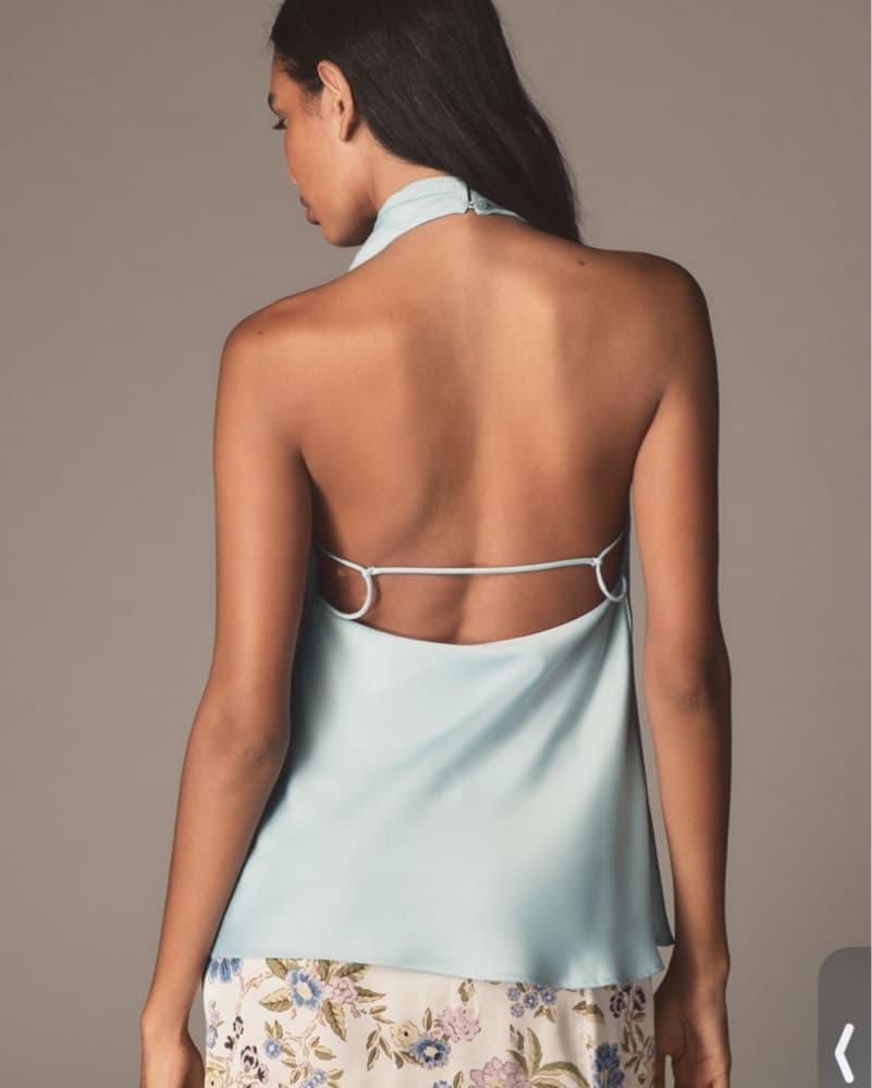 Cowl Neck Halter Top - Image 2