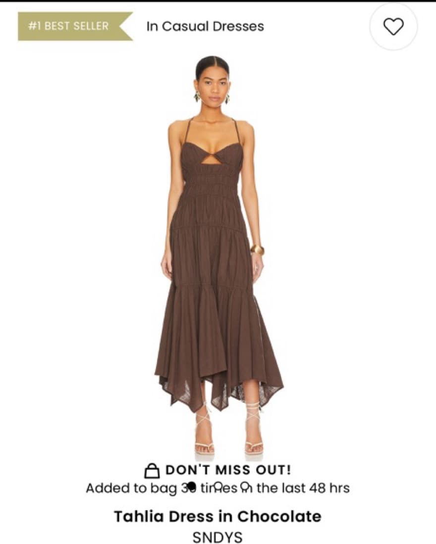 Brown Revolve Dress - Image 1