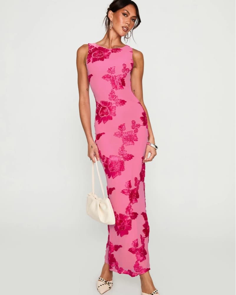 Fionna Floral Maxi Dress | PrincessDress - Image 1