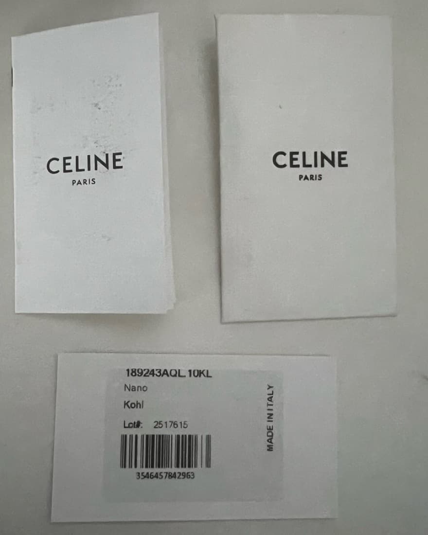 CELINE NANO LUGGAGE BAG IN BABY DRUMMED  - Image 6