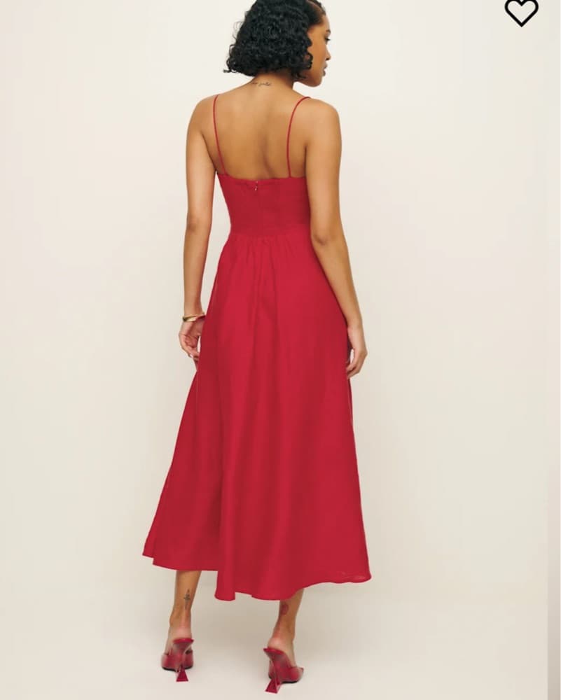 Reformation Monette Linen Dress  - Image 4