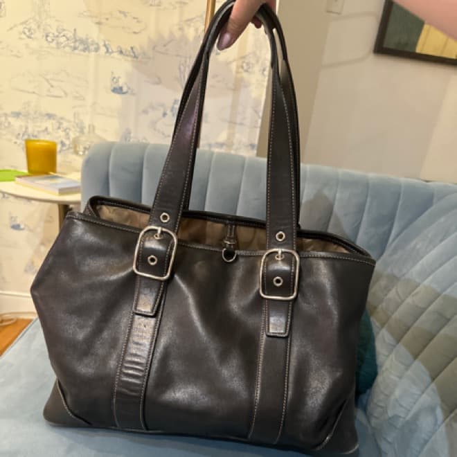 Vintage Coach Handbag - Image 1