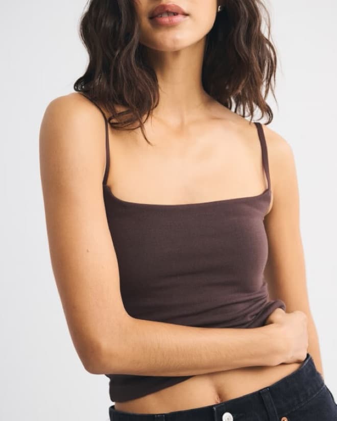Abercrombie Brown Bra Free 90s Cami - Image 1