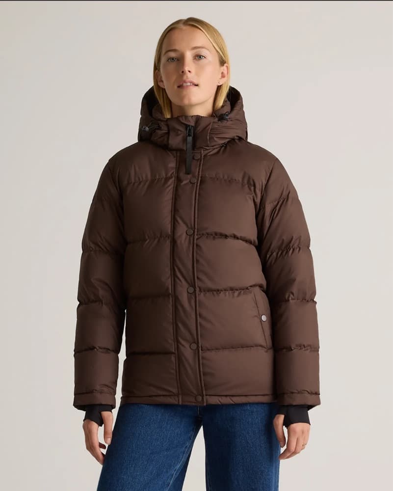 Chocolate Brown Down Puffer - Image 4