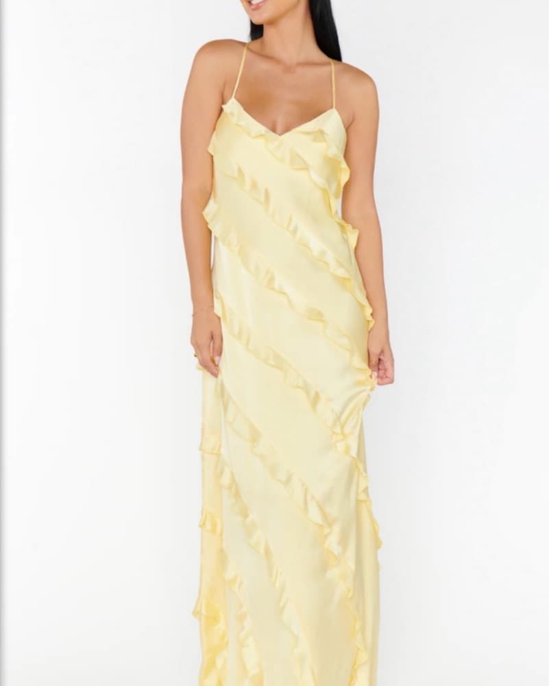 Butter Yellow Dress - Image 1