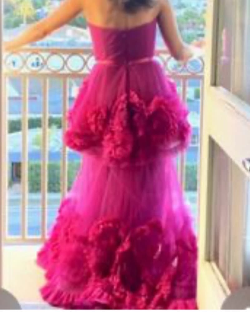 Marchesa Pink Gown - Image 3