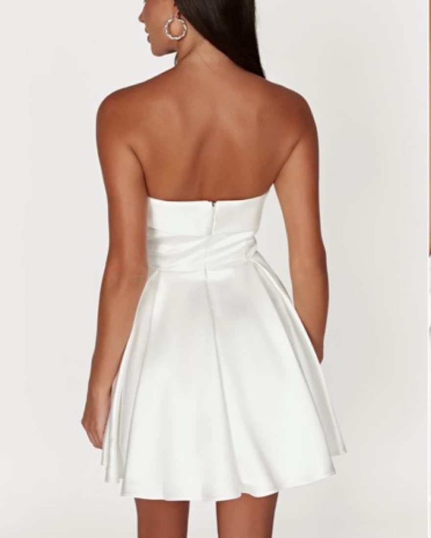 White Mini Dress - Image 3