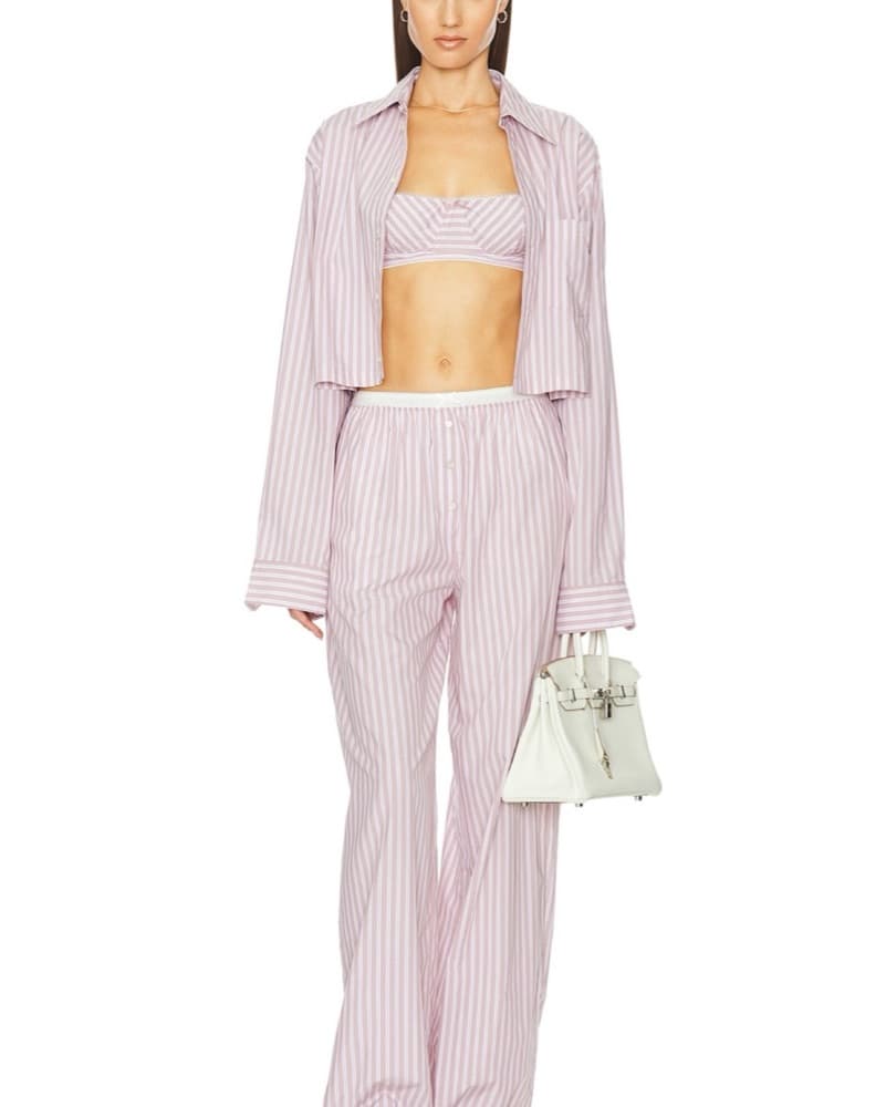 Helsa Wide Stripe Poplin Set - Image 1