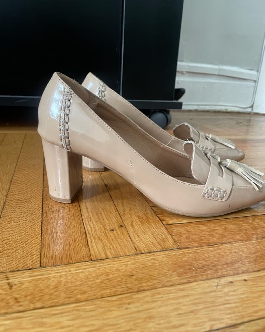 Tahari loafer pumps w block heel - Image 4