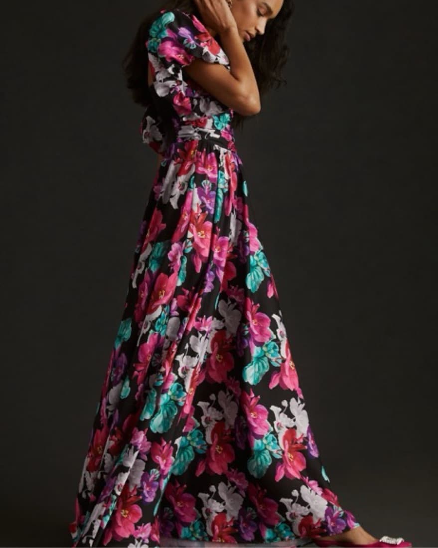 Anthropologie Floral Maxi Dress - Image 2
