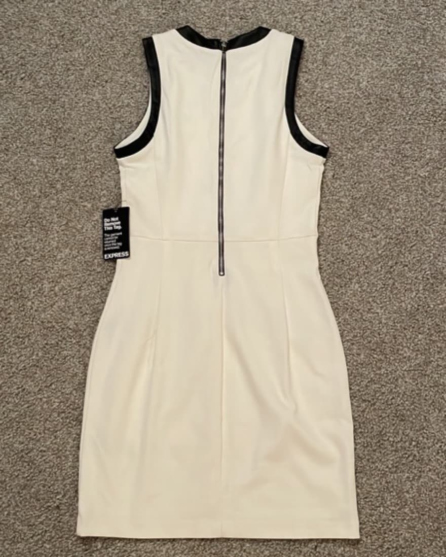 White Express Work Dress - Image 2