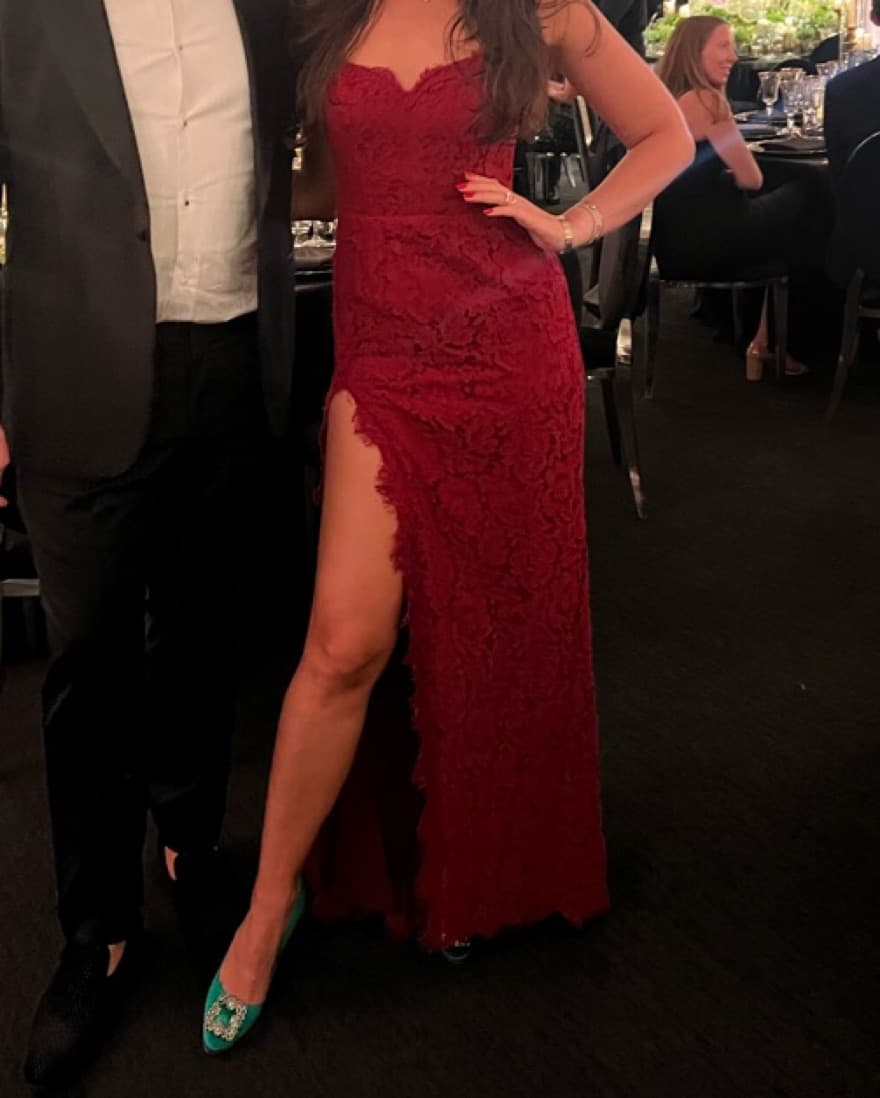 Fame And Partners Red Lace Dress - Image 4