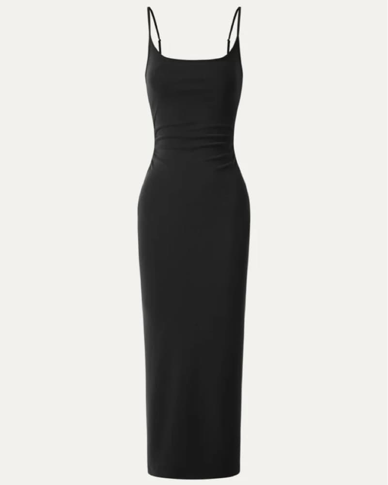 OGL Sandwashed Cutout Back Dress - Image 1