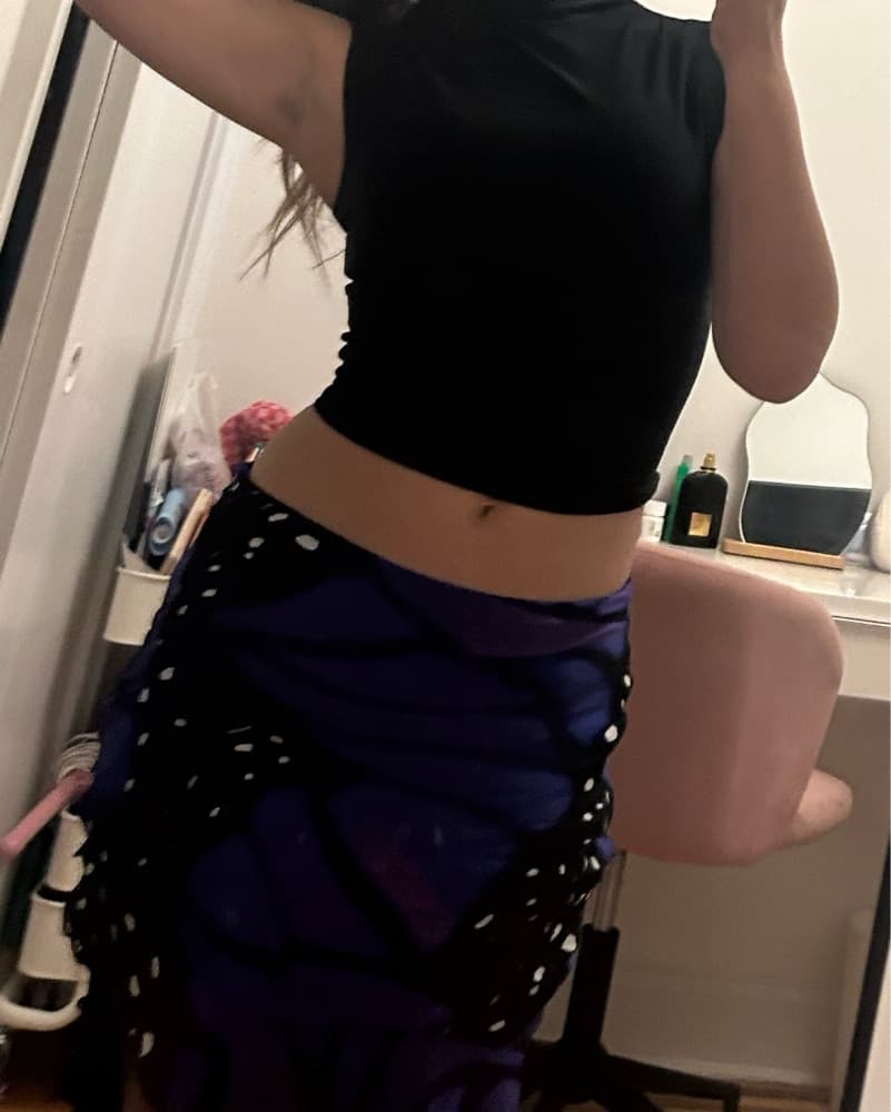 Rat And Boa Purple Butterfly Dress - Image 2