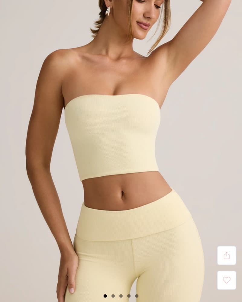 Oh Polly Butter Cream Pant Set  - Image 1