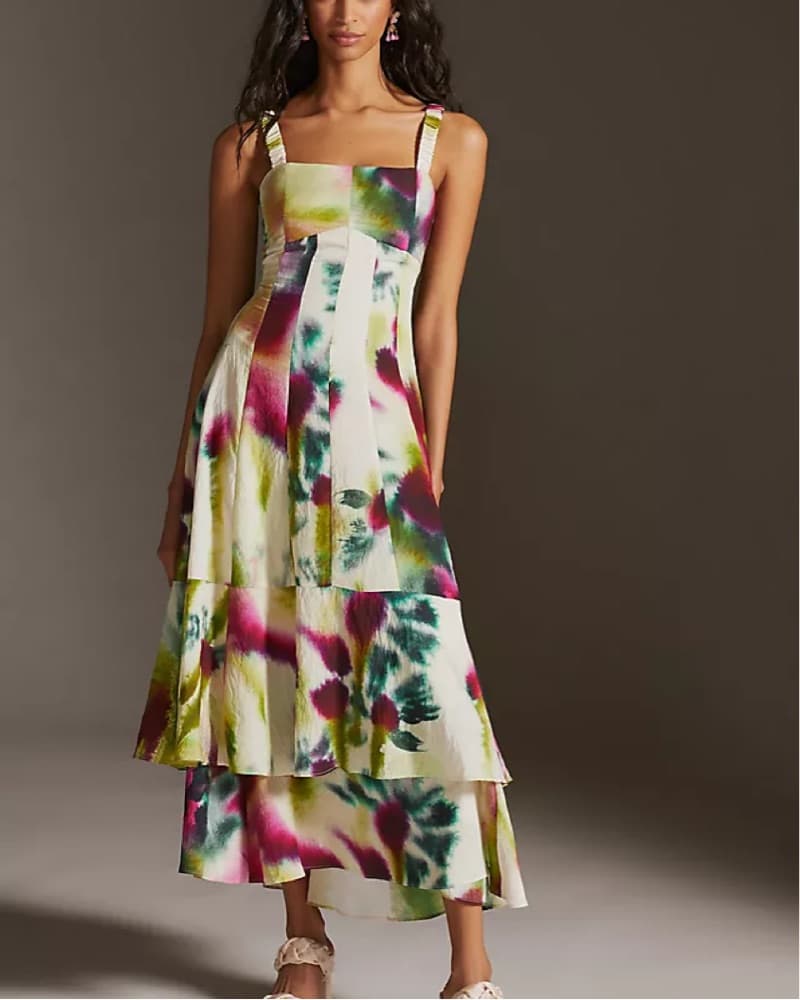 By Anthropologie Tiered Maxi Dress  - Image 1