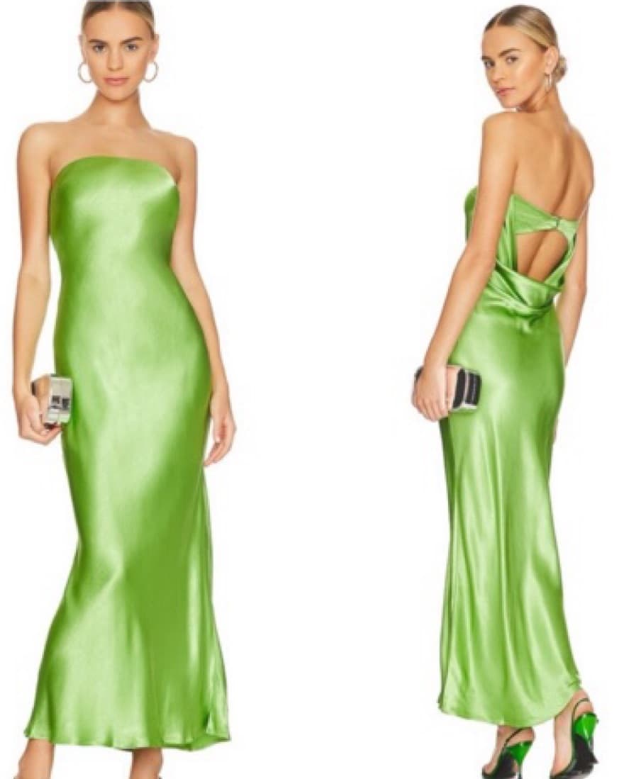 Bec + Bridge Green Strapless Dress  - Image 2
