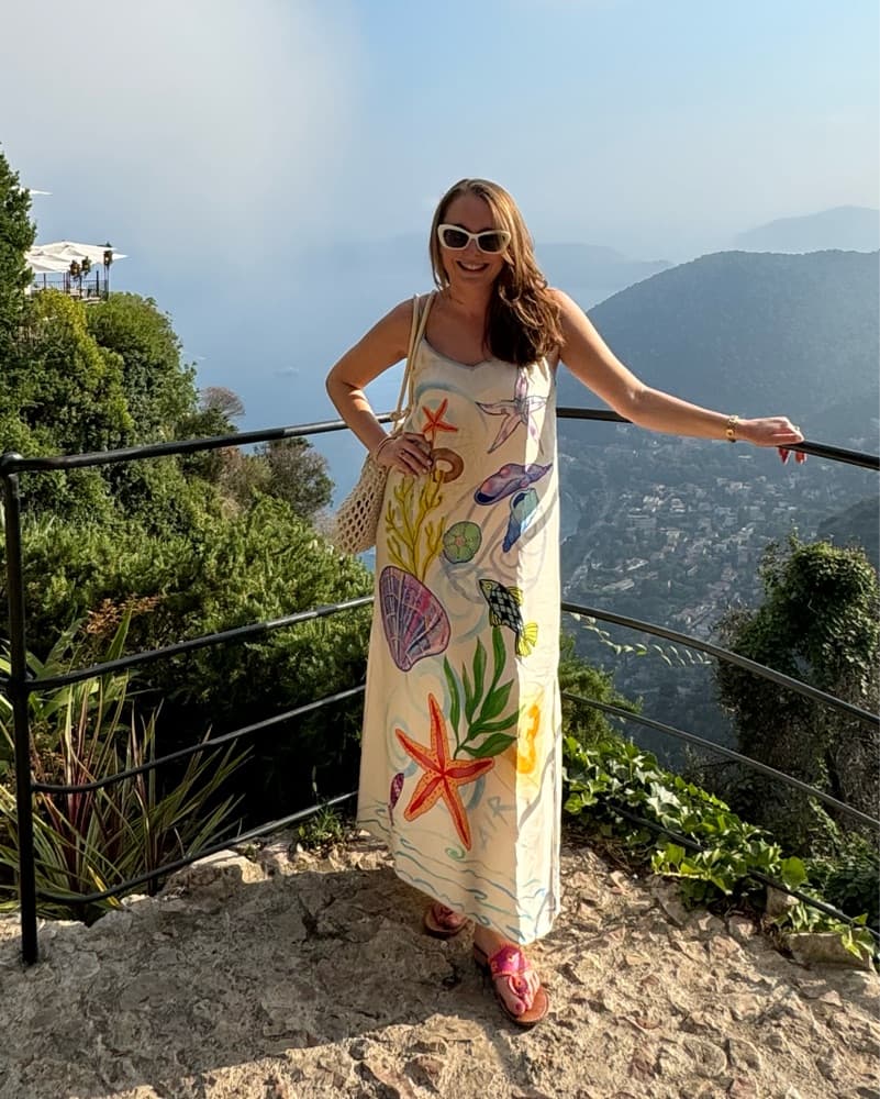 ME369 Ocean Italian Silk Dress - Image 1