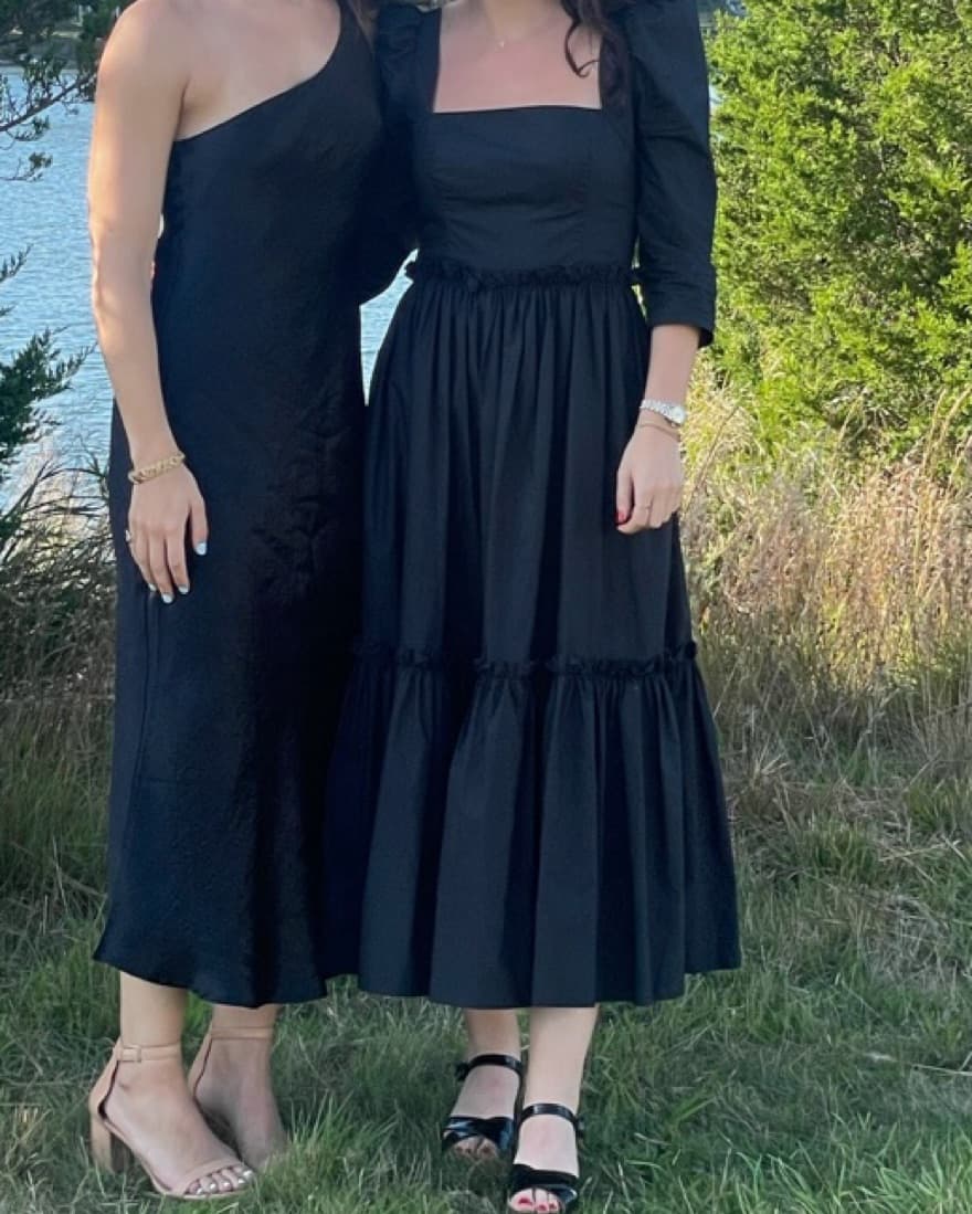Cara Cara Blue Hill Dress - Black - Image 2