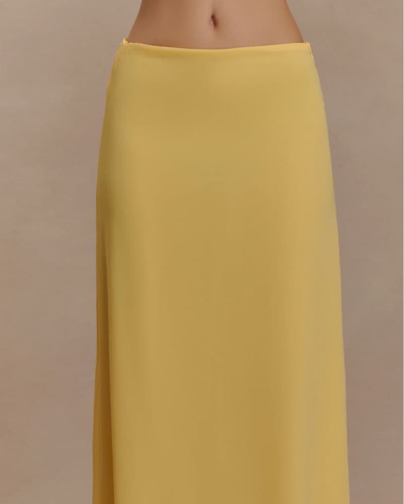 Kataline Chiffon Maxi Skirt Butterscotch - Image 3