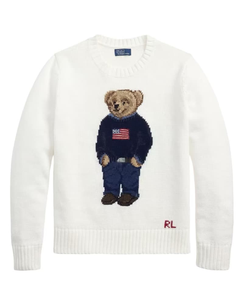 Ralph Lauren - Flag Polo Bear Sweater - Image 1