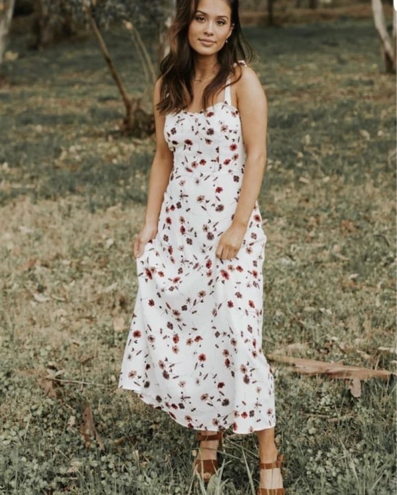 Floral Cotton Dress - Image 1