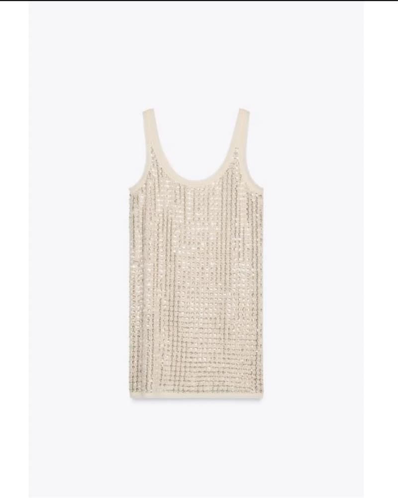 ZARA ZW Collection Sequined Mini - Image 3