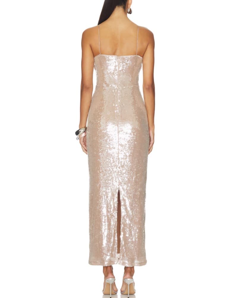 Shimmering Sequin Maxi Dress - Image 3