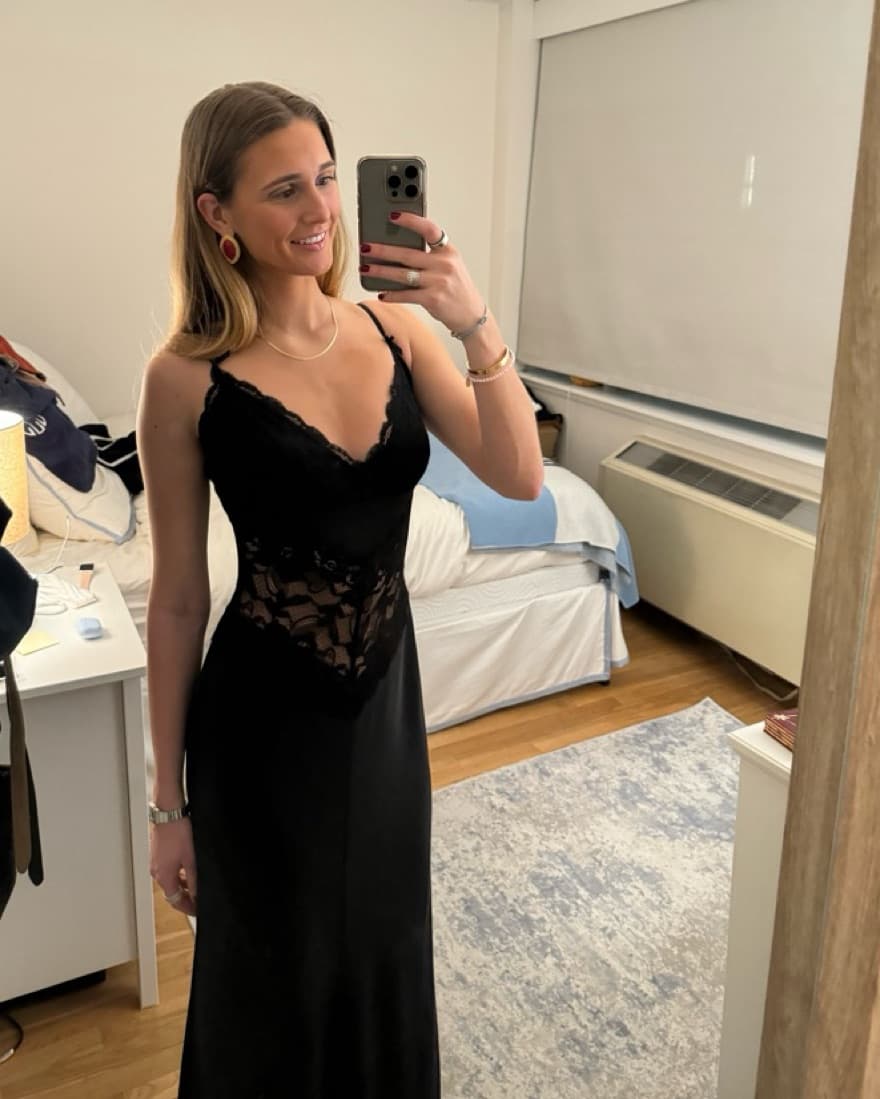 LPA Donna Lace Slip Dress  - Image 3