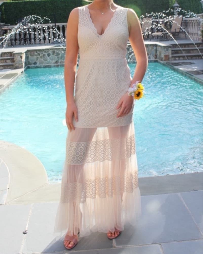 Lace Formal Dress - Image 1