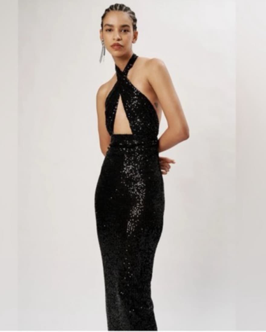 Ronny Kobo Zack Metallic Dress - Image 1