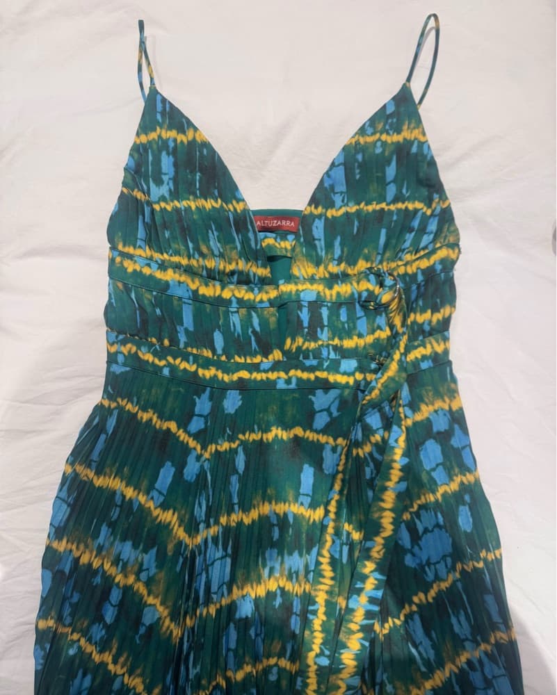 Altuzarra Winda Dyed Buckle Midi Dress - Image 6