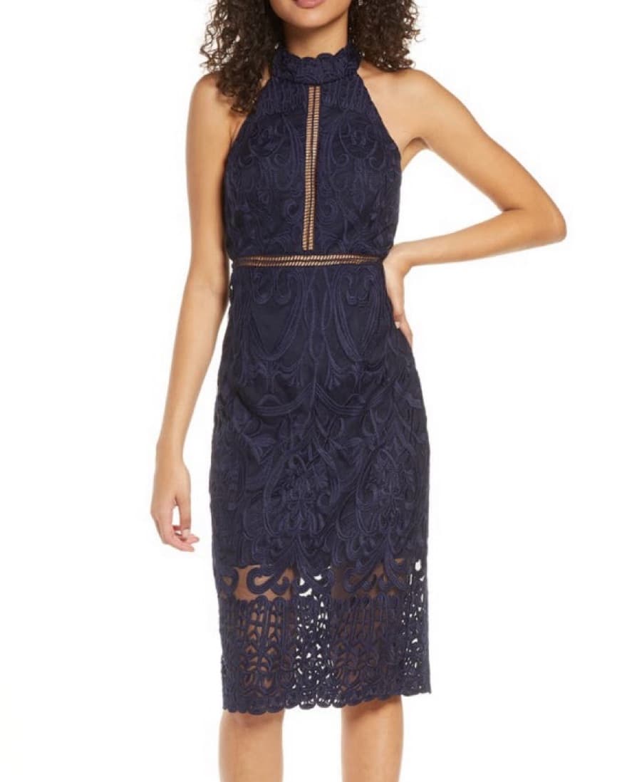 Bardot Hana Lace Halter Cocktail dress - Image 1