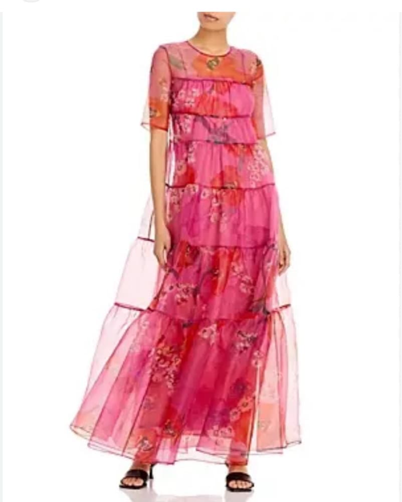 Staud Hyacinth Dress Pink  - Image 3