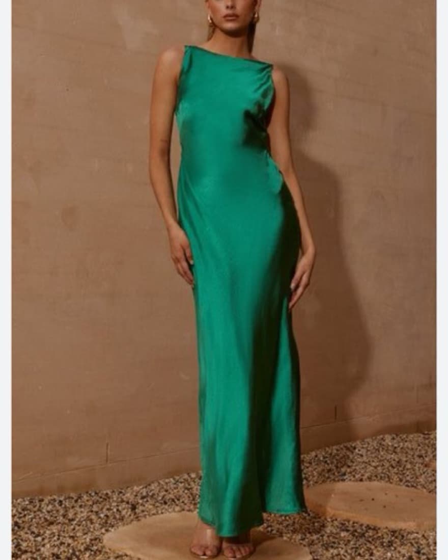 Runaway The Label Green Dress - Image 1