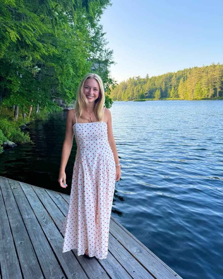 Posse Polka-Dot Cotton Maxi Dress - Image 1