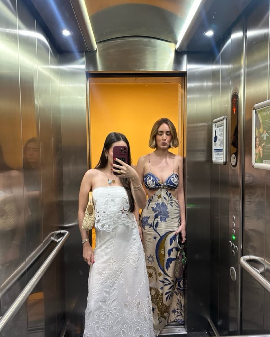 Floral Printed Maxi Dress and Strappy Halter Dress - Image 2
