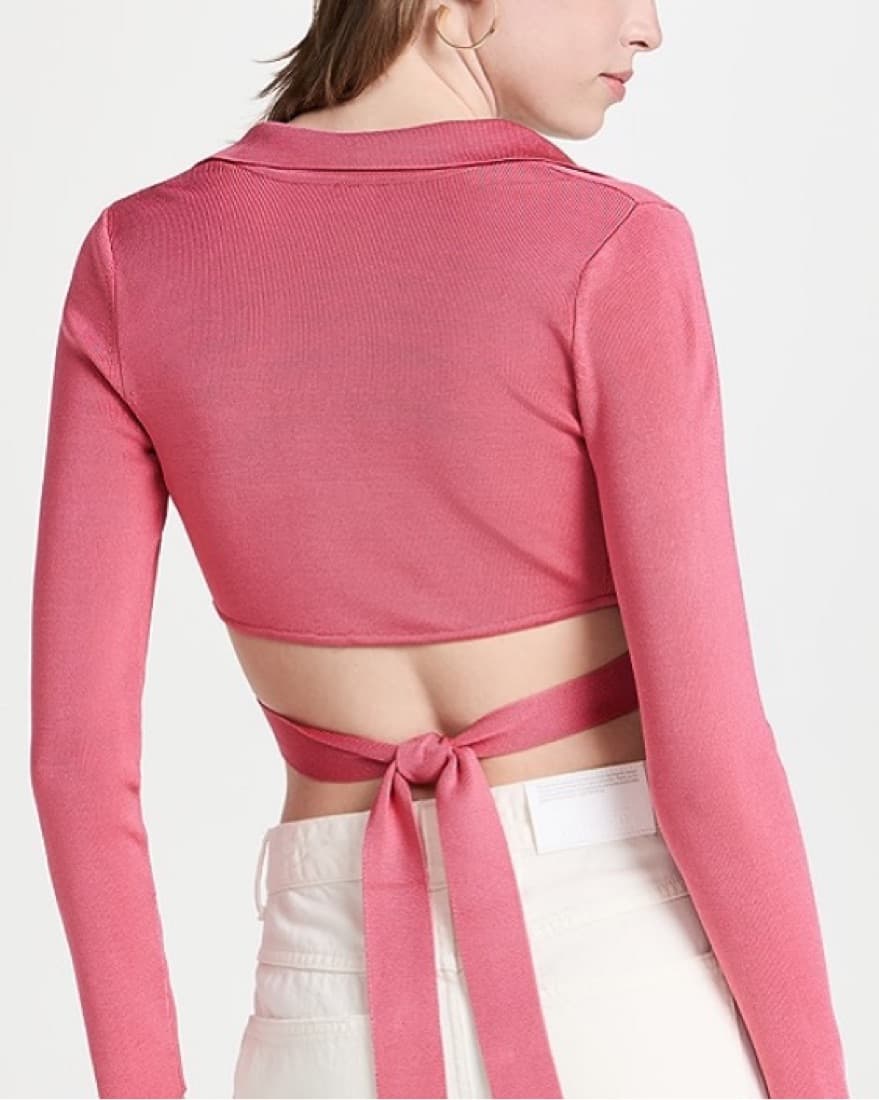 Cult Gaia Tory Knit Top In Blossom - Image 3