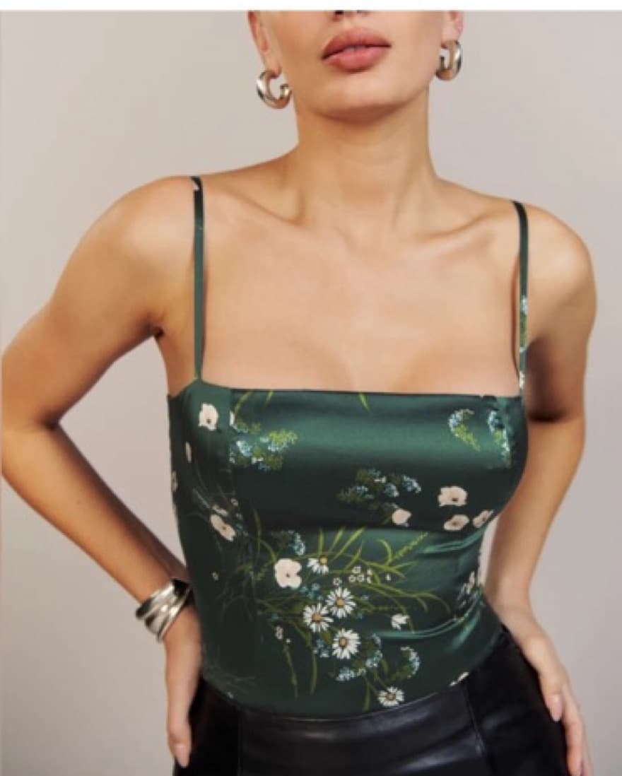 Reformation Overland Silk Top - Image 1