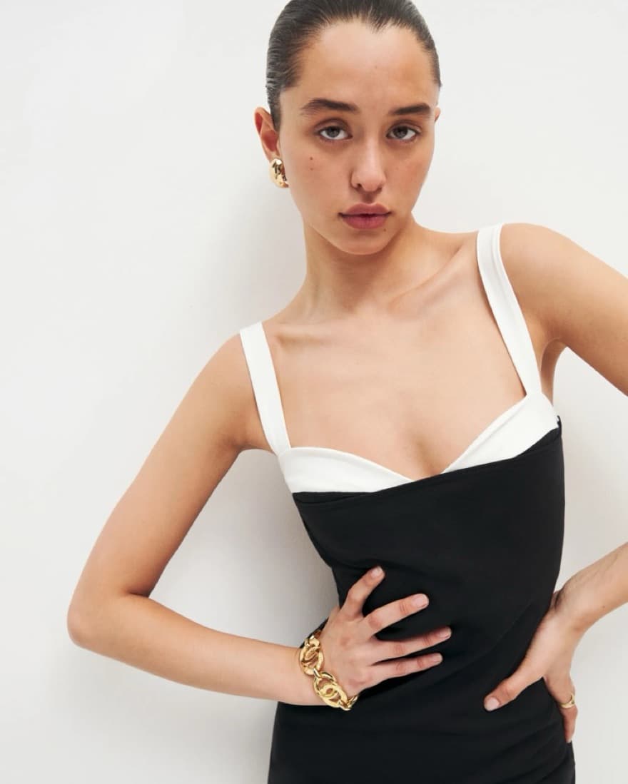 Reformation Nelle Knit Dress - Image 3