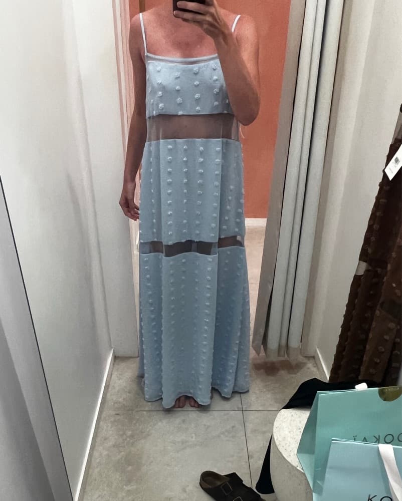 Saboskirt Baby Blue Tassia Dress - Image 3