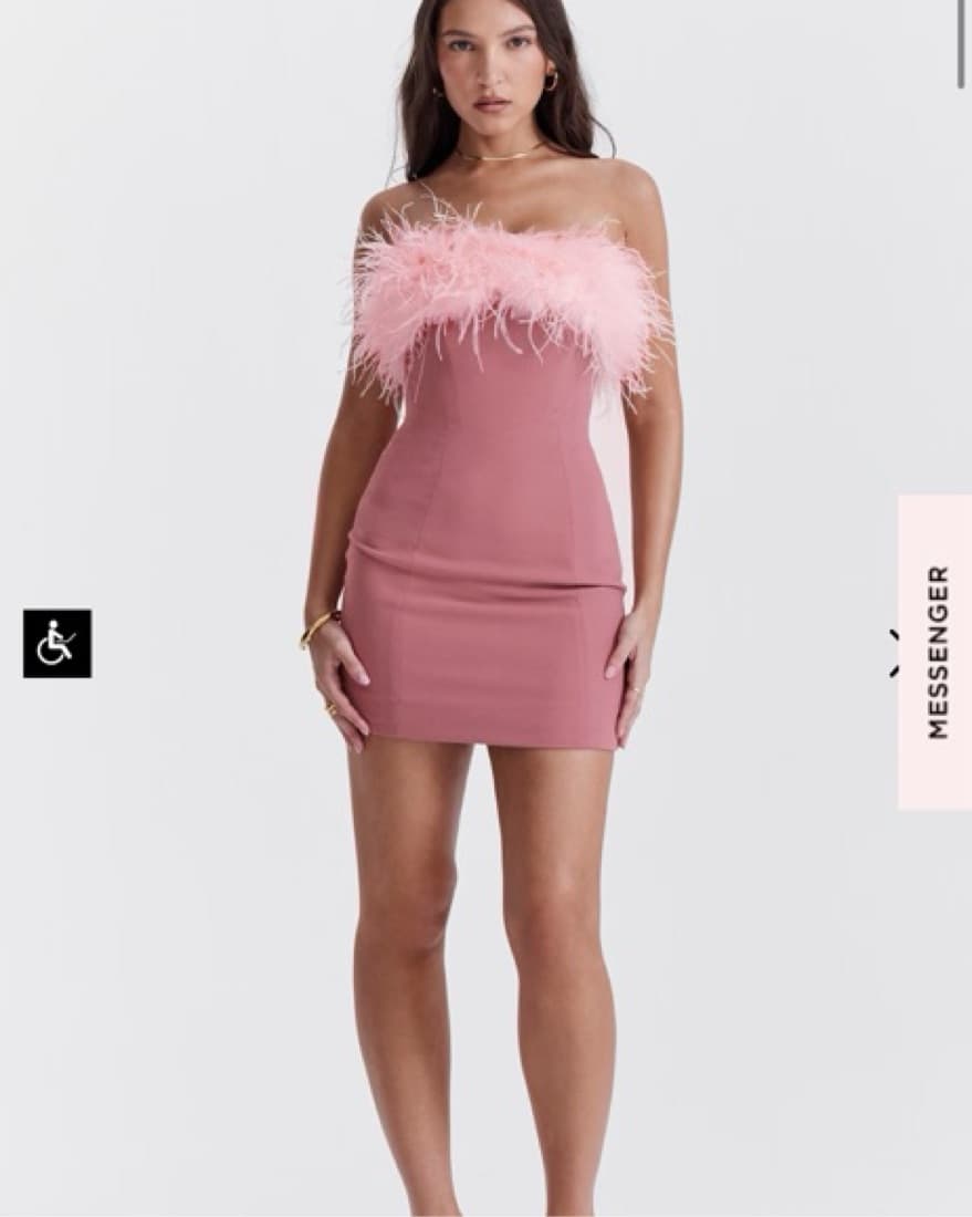 House Of CB Alexa Mini Dress Sz S - Image 2