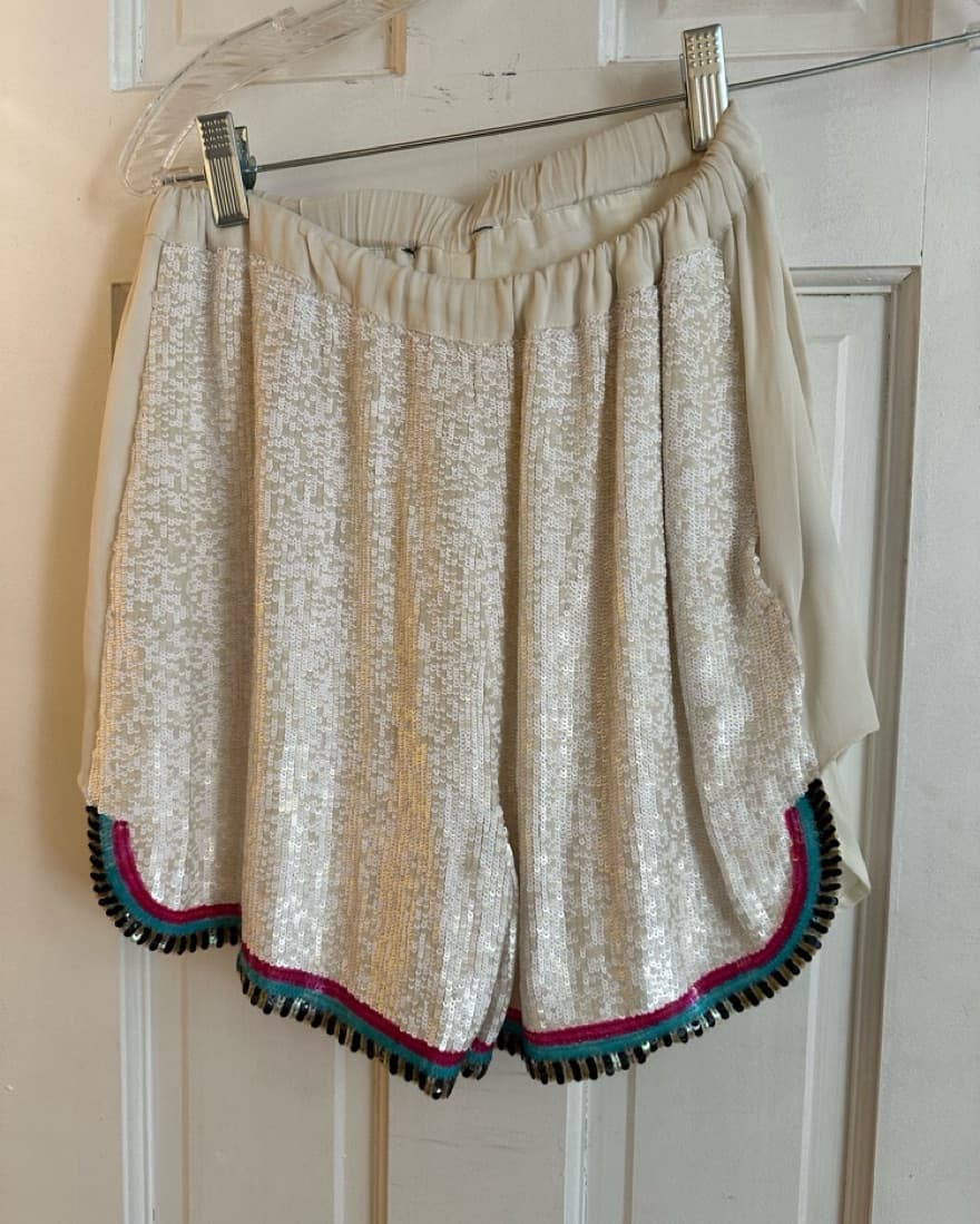 Cynthia Rowley Sequin Shorts - Image 1