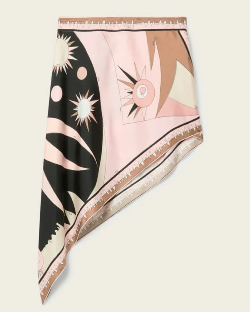 Pucci Stella Asymmetric Mini Skirt - Image 2